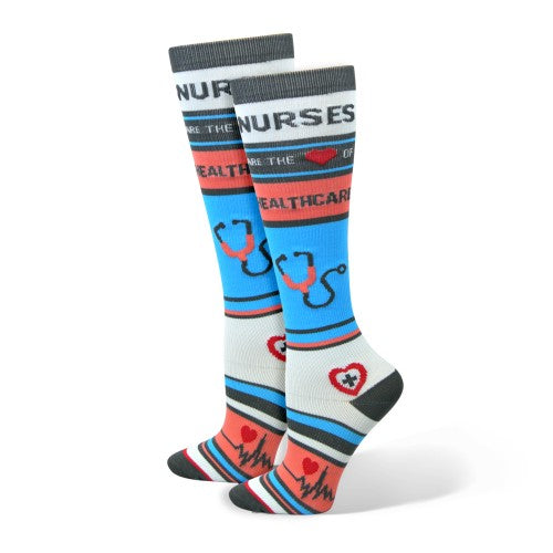 Nurses Healthcare Fashion Compression Socks