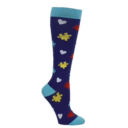 Autism Awareness Fashion Compression Socks