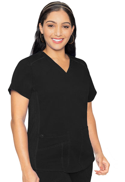 Medcouture V-Neck Shirttail Top