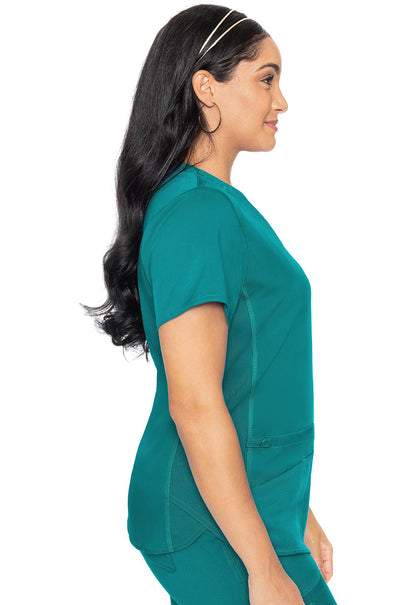 Medcouture V-Neck Shirttail Top