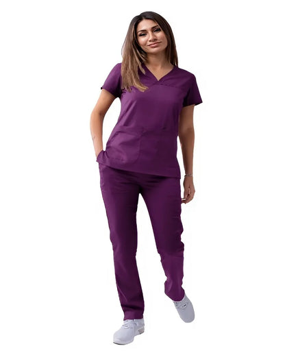 Women's Sweetheart V-neck Scrub Top