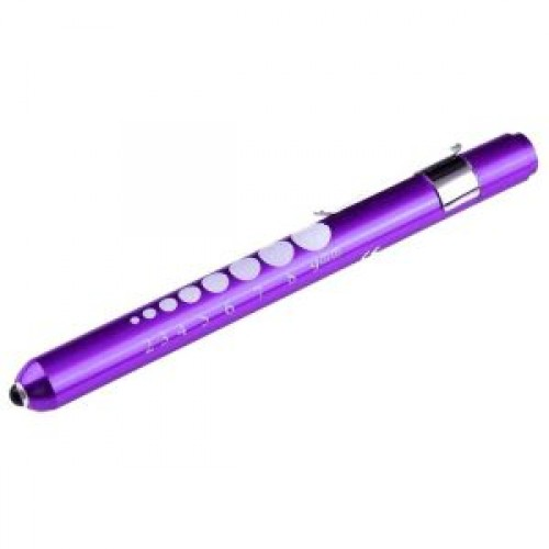 Aluminum LED Reusable Penlight with Pupil Gauge