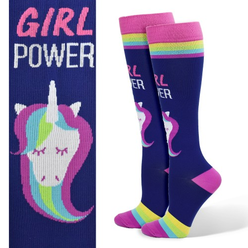 Girl Power Fashion Compression Socks