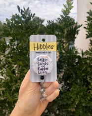 Coffee Scrubs & Rubber Gloves - Hiddles Retractable Badge Reel