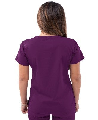 Women's Sweetheart V-neck Scrub Top